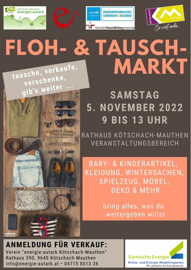 Tausch- & Flohmarkt (Poster (Hochformat))